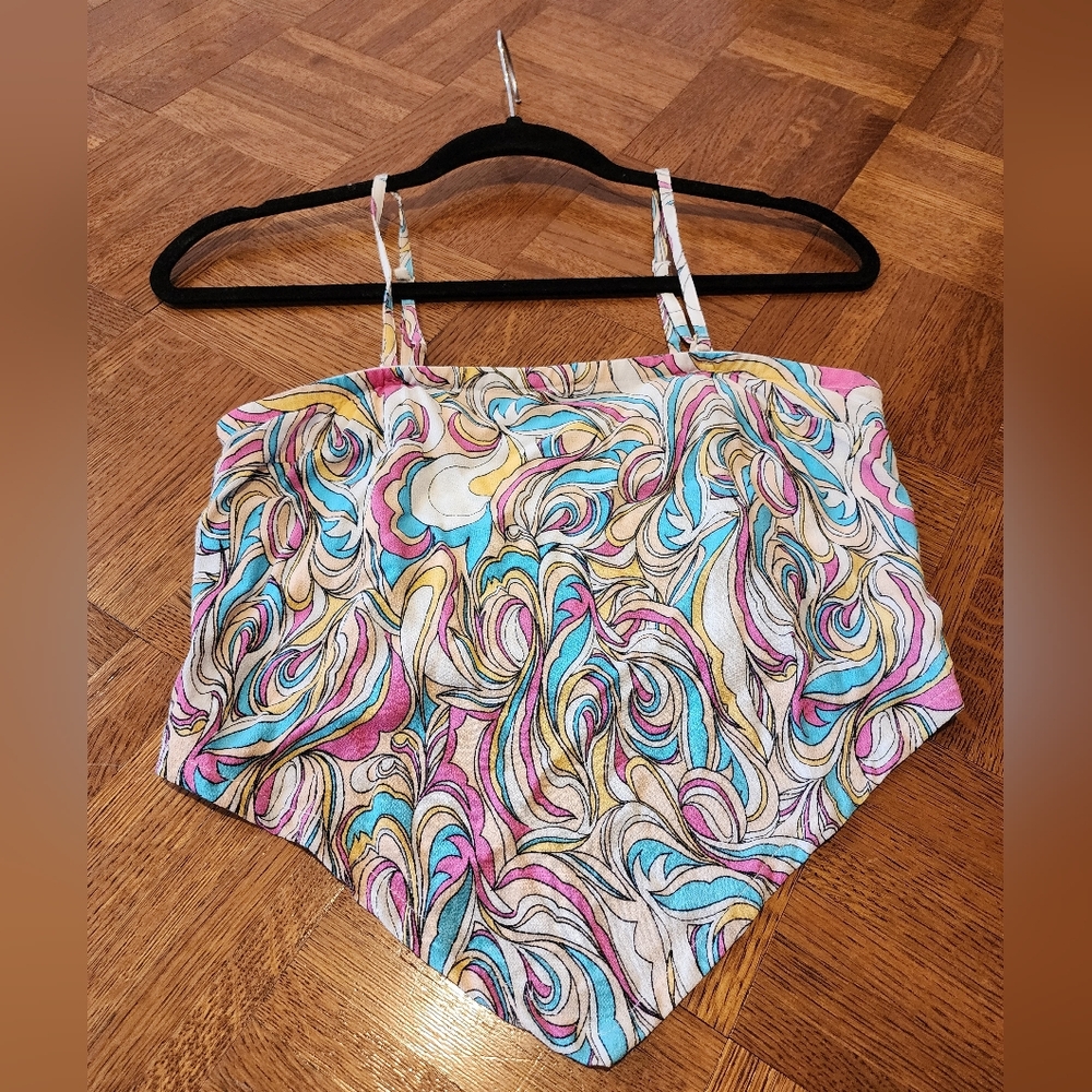 Roxy Colorful Abstract Print Tank Size XS